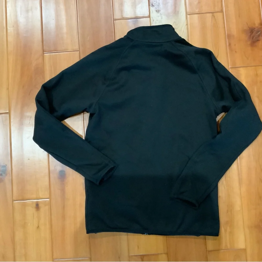 The North Face black fleece jacket size S